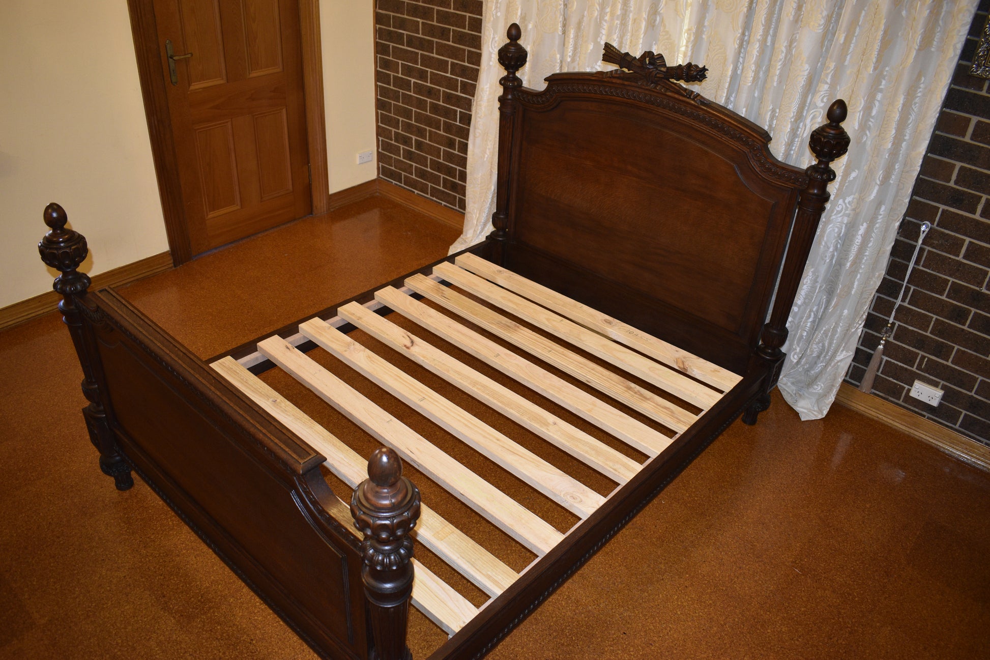 Antique Oak Bed