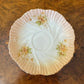 Antique Pink Floral Saucer 