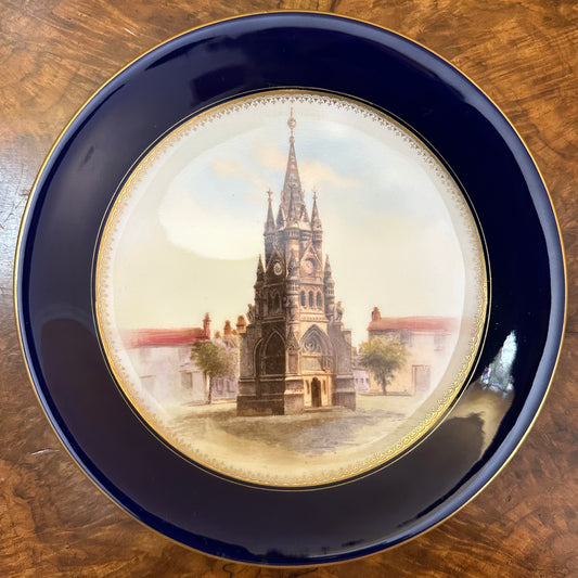 Antique Royal Worcester Jubilee Fountain Stratford on Avon Plate 