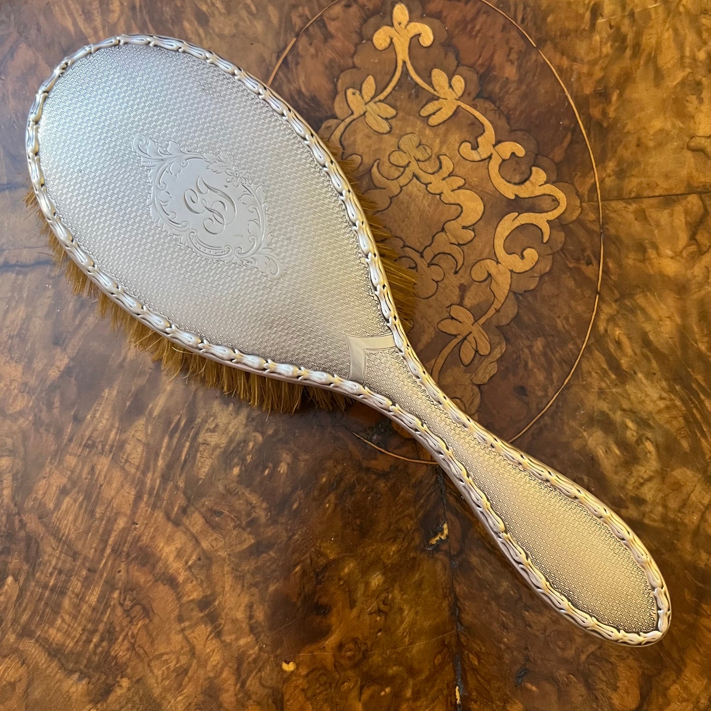 Antique Sterling Silver Brush