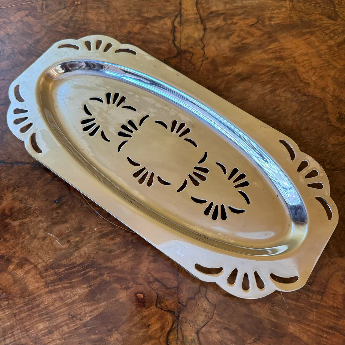 Stewart Pearson Silver Plated Tray