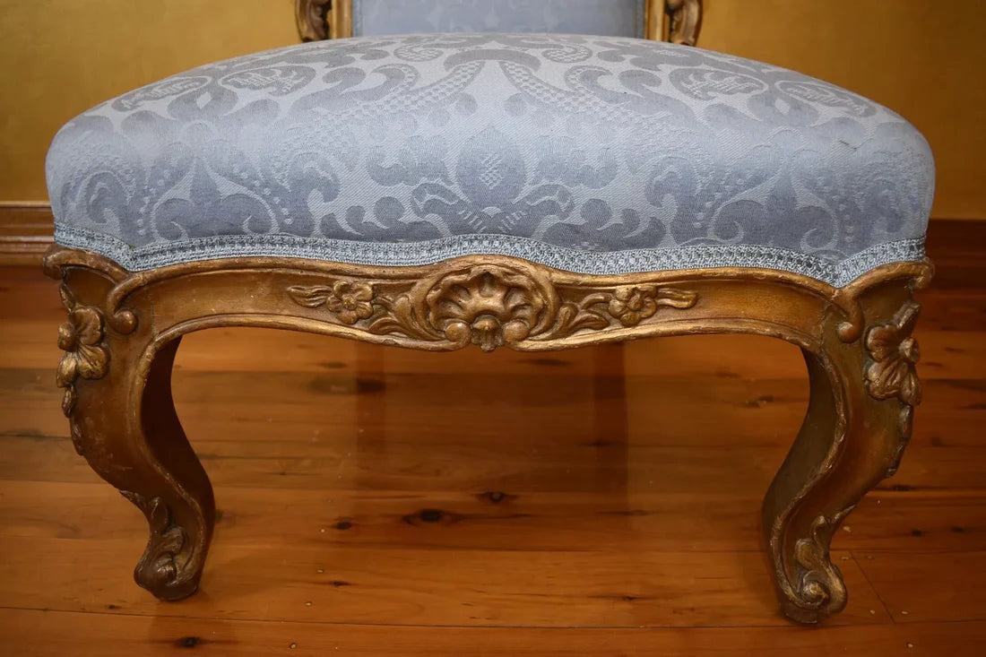 Antique Giltwood Prie Dieu Chair