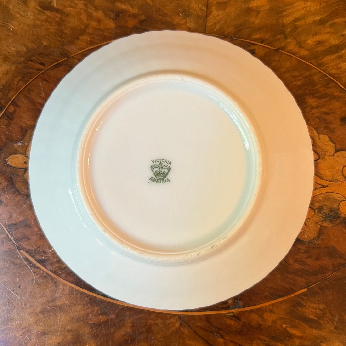 Antique Victoria Lustre Saucer