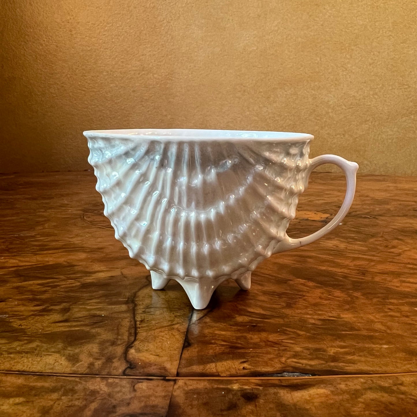 Antique Victoria Shell Lustre Tea Cup 