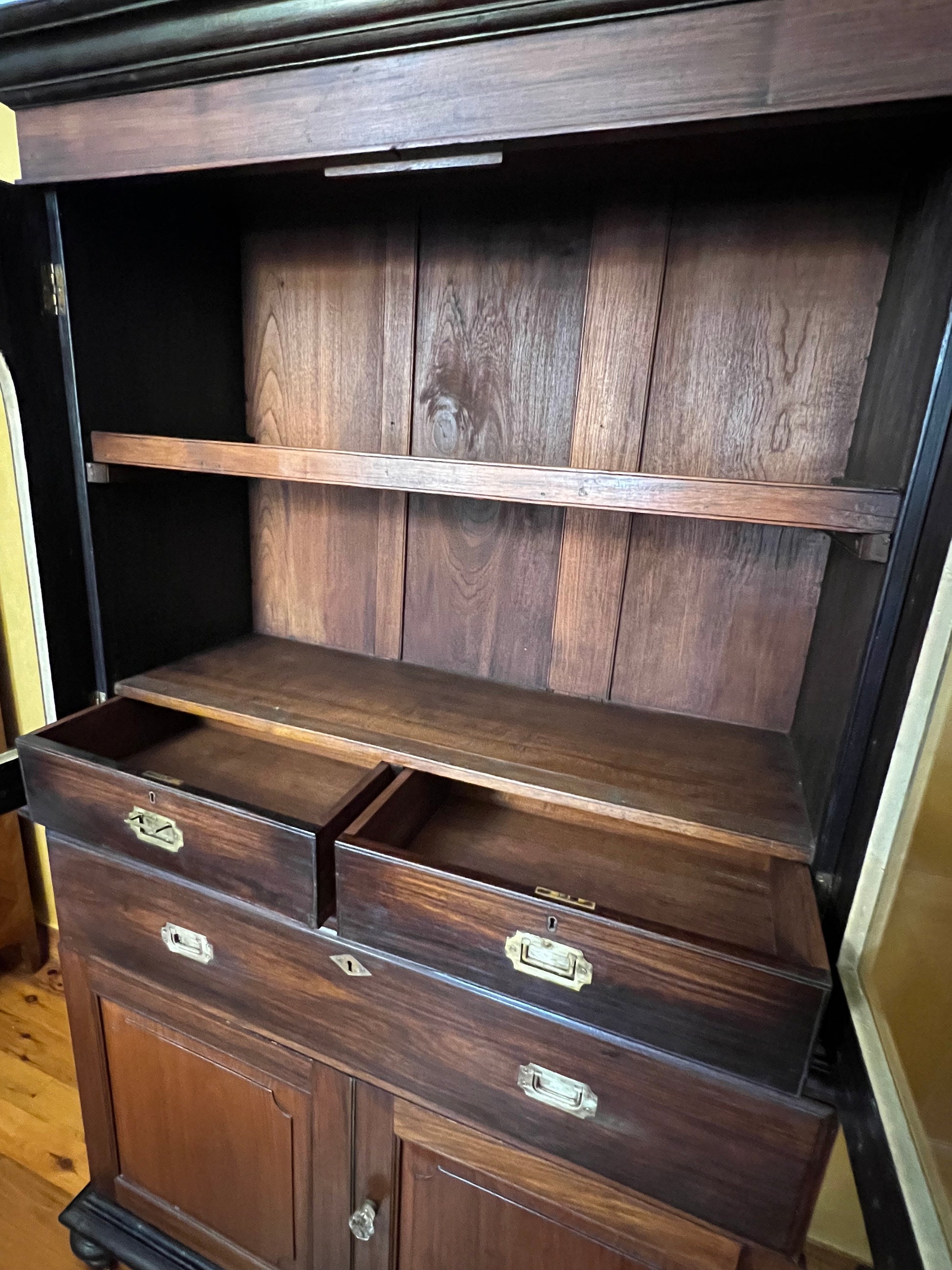 Antique storage  cabinet rosewood 