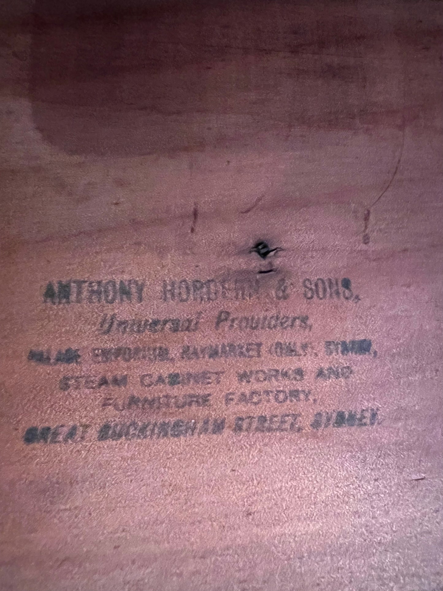 Antony hordens & sons 