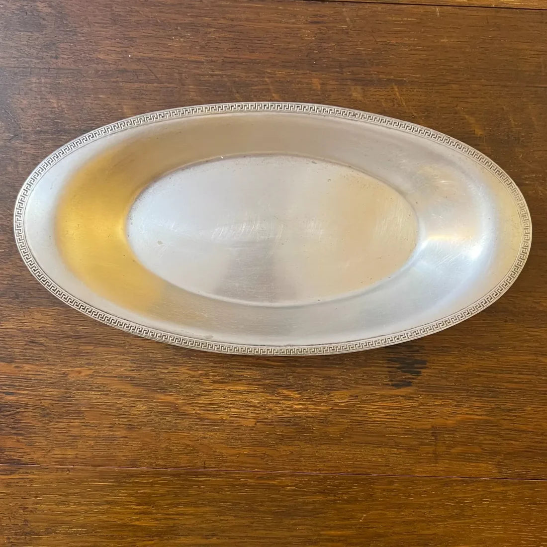 Apollo Sheffield Nickel Silver Plate Oval Display Bowl