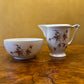 Arco China Czechoslovakia Leaves Print Milk Jug & Sugar Bowl 