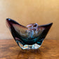 Art Glass Purple & Blues Bowl 