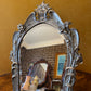 Art Nouveau Girl Floral Mirror 