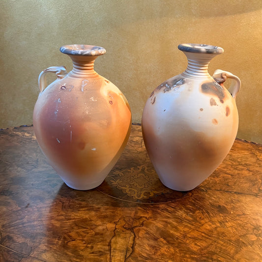 Australian Studio Pottery Vase Pair by Rod Pedler