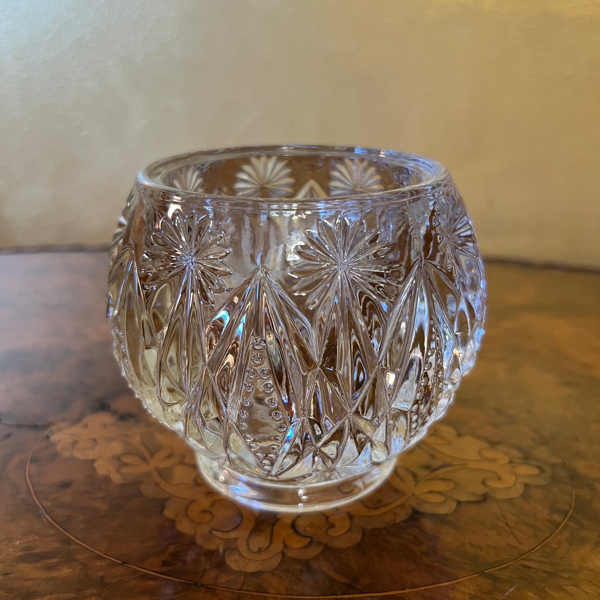 Avon Glass Cut Vase 