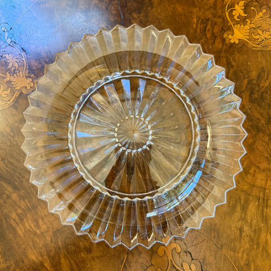 Baccarat Signed Mathias Crystal Collection Mille Nuits Dish Plate 