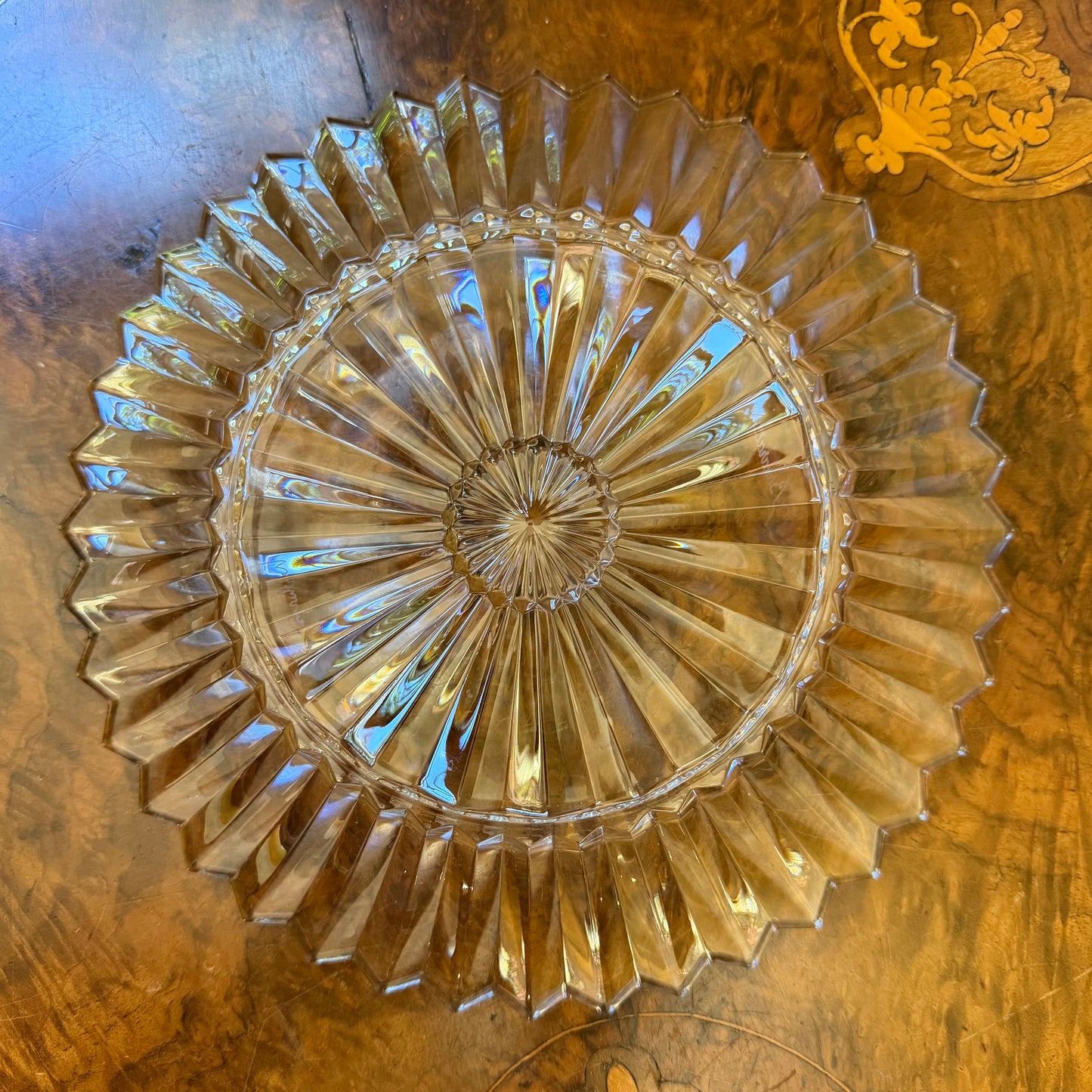 Baccarat Signed Mathias Crystal Collection Mille Nuits Plate