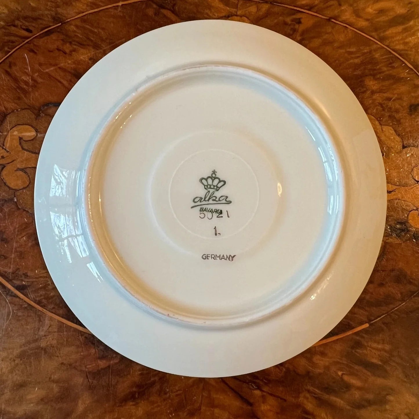 Bavaria Germany Floral Demitasse Coffee Saucer