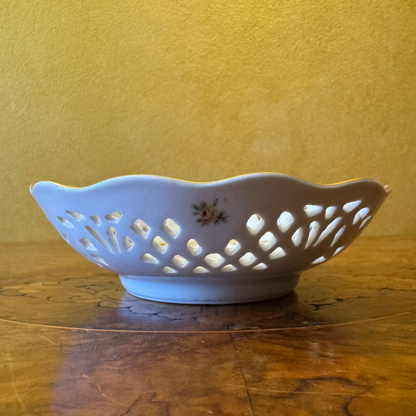 Bavaria Schumann Floral Cut-Out Small Bowl 