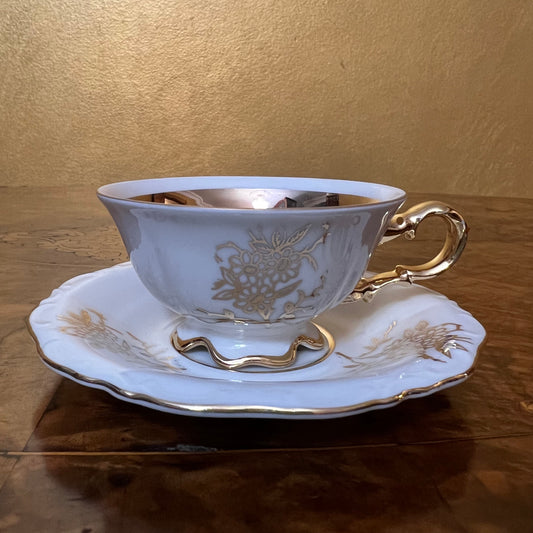 Bavaria Waldershof 22 Karat Gold Coffee Cup & Saucer