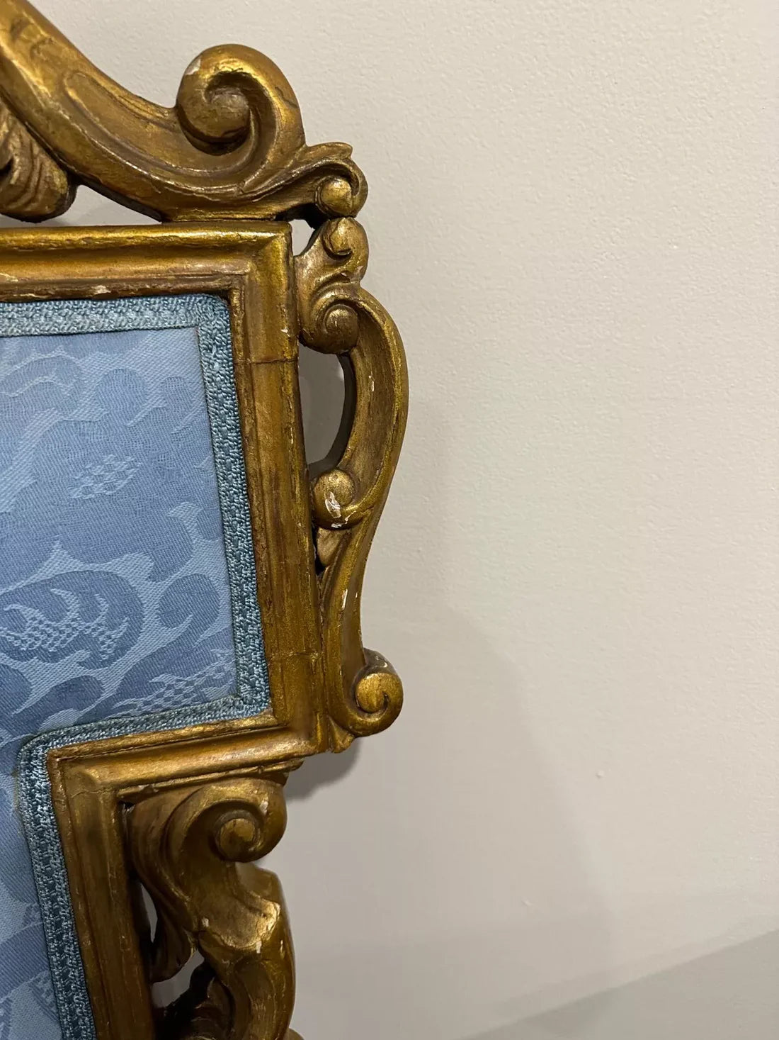 Antique Giltwood Prie Dieu Chair
