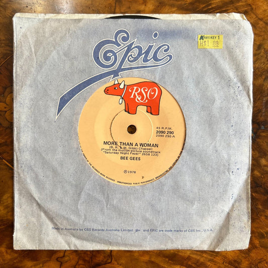 Bee Gees Children Of The World/ More Than A Woman Vinyl Record