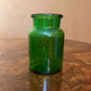 Belgium Green Glass Apothecary Jars