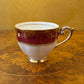 Bell China Red & Gold Print Tea Cup