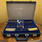 Bestecke Solingen 23/24 Karat Modell 6300 Venedig Gold Plated 69 Piece Cutlery Set With Suitcase
