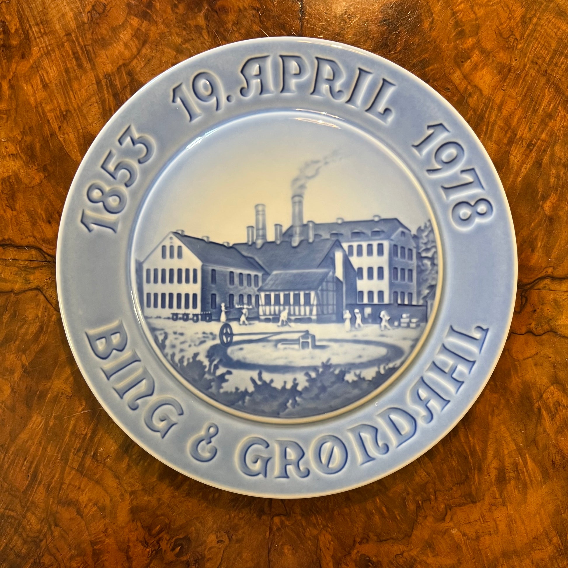 Bing & Grordahl 19 April 1853-1978 Hanging Plate 