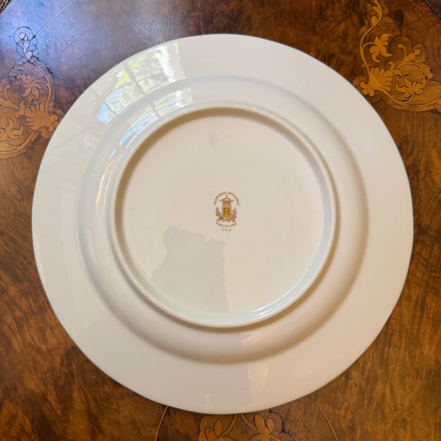 Birds Hand Painted Plate By Decorazione Artigianale 