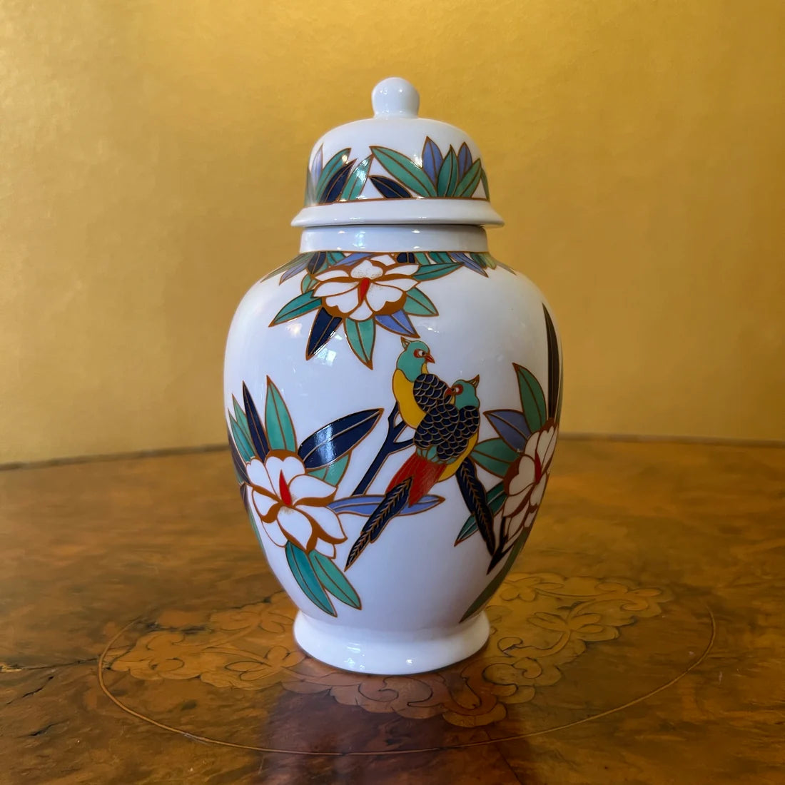 Birds Print Small Jar