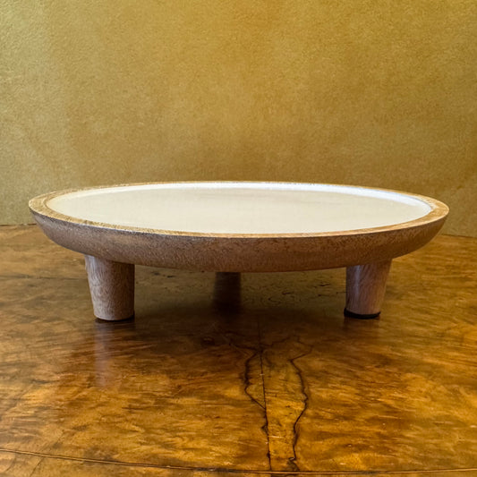 Blanco Timber Natural & White Platter