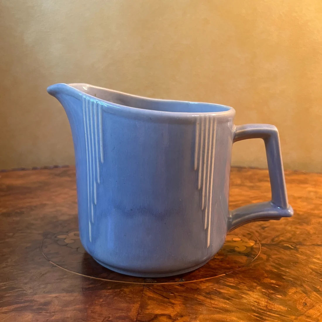 Vintage Blue Porcelain Jug