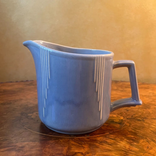 Vintage Blue Porcelain Jug