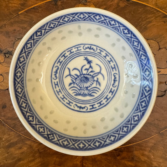 Blue Rice Flower Dipping Soy Sauce Salt