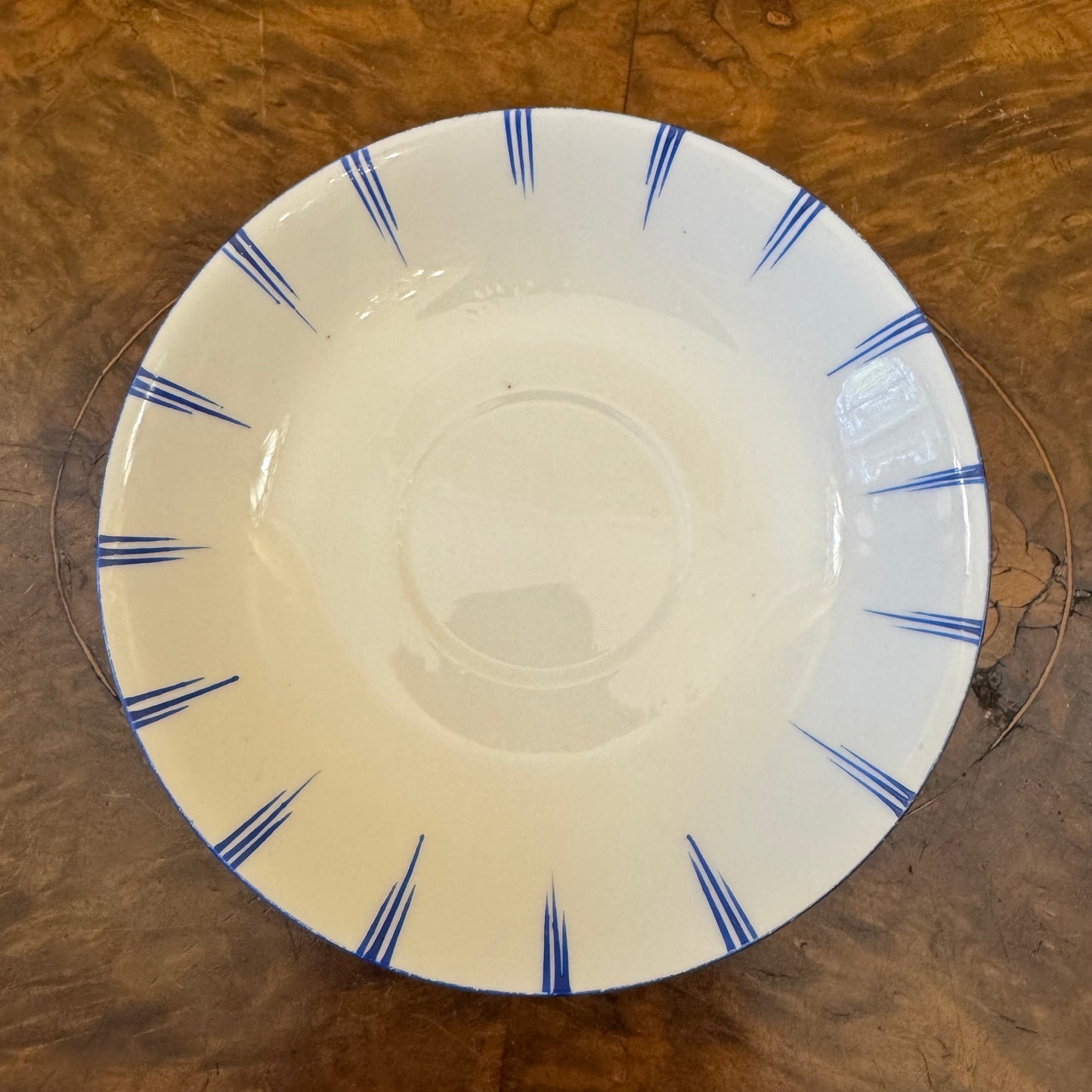 Blue Stripe Saucer 