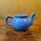 Vintage Blue Teapot Egg Cup Holder