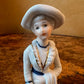 Vintage Lady Blue & White Figurine Statue
