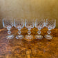 Bohemia Crystal Bristol Diamond Cut Wine Glasses Set 