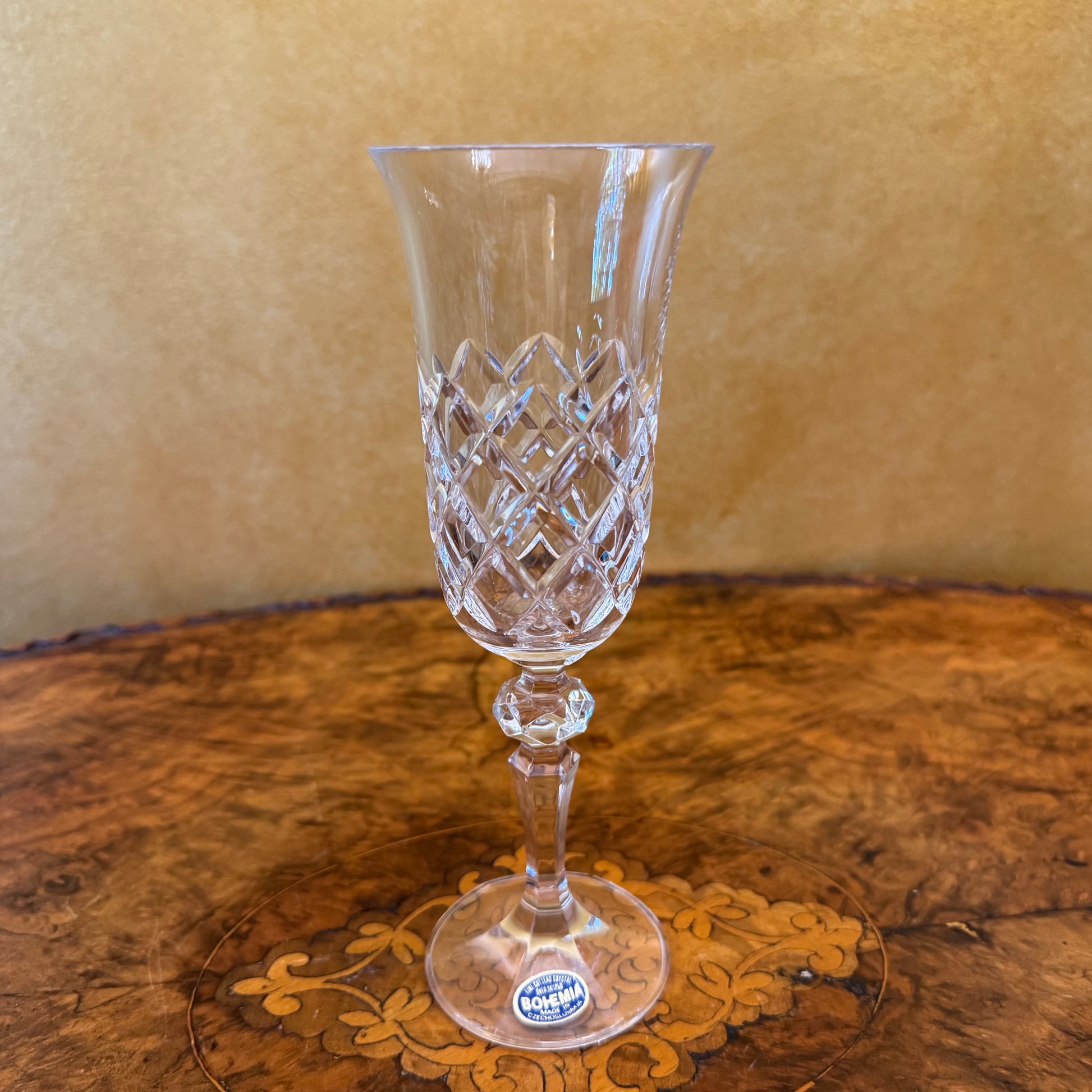 Bohemia Crystal Flute Champagne Glass 