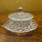 Bohemia Crystal Sugar Bowl Tray 