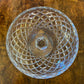 Vintage Crystal Bowl On Stand