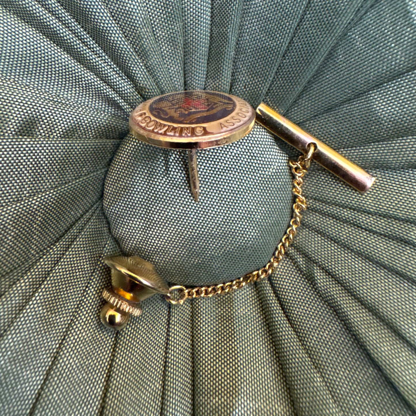 Bowling Association Lapel Tie Tack Pin