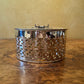 Brass Cutout Oval Trinket Box 