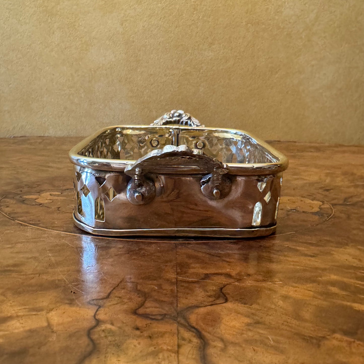 Brass Cutout Rectangle Trinket 
