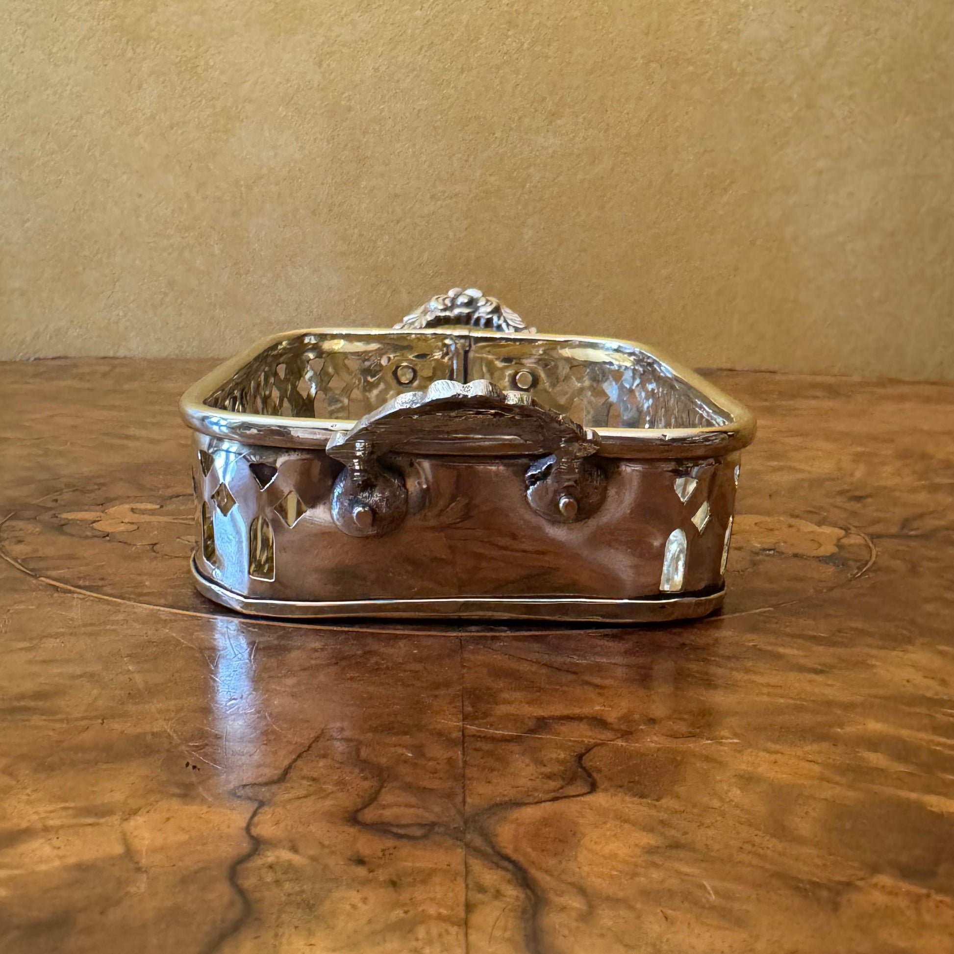 Brass Cutout Rectangle Trinket 