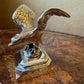 Brass Eagle Statue 