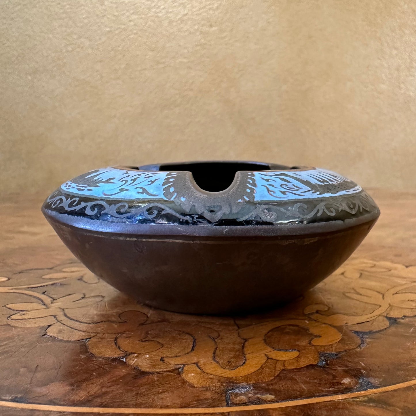 Brass Painted Ashtray 