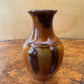 Brown Dip Art Glaze Vase