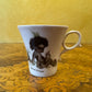 Brownie Downing Aboriginal Child Demitasse Coffee Cup 