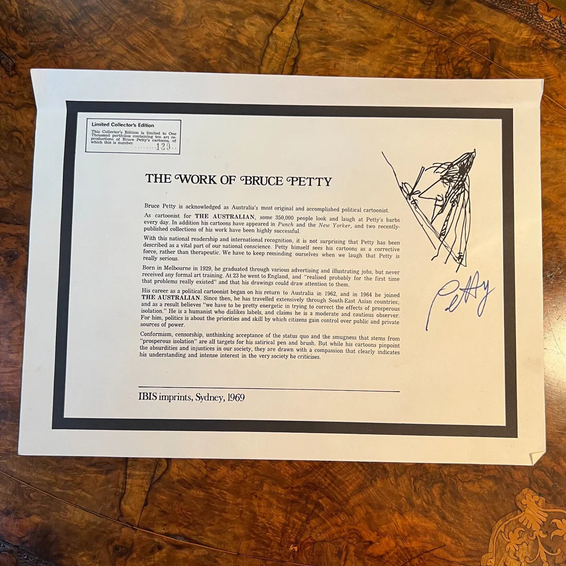 A Portfolio Of Petty: The work Of Bruce Petty Political Cartoonist 129/1000