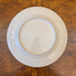 Burgundy Gold Courting Print Dinner Plate 